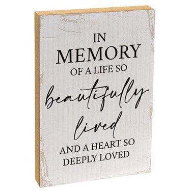 A Life So Beautifully Lived Block - The Fox Decor